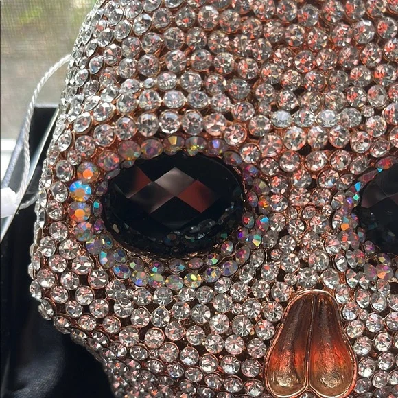Sparkling Crystal Skull Clutch - Picture 8 of 9